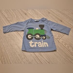 Baby Boden Train Shirt, Size 3-6mo